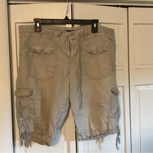 Casual Tan Cargo Shorts